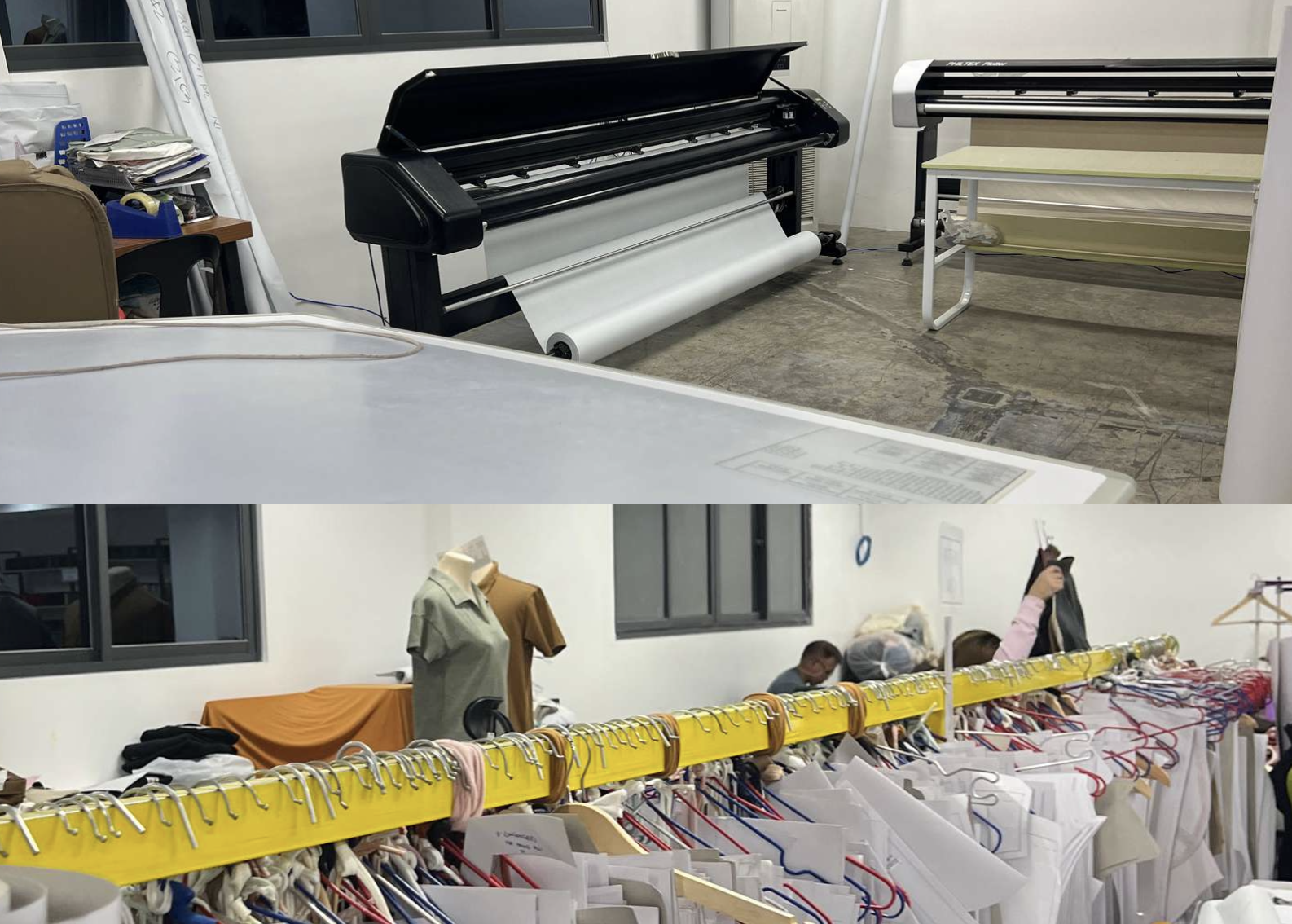 Pattern cutting and fabric prep